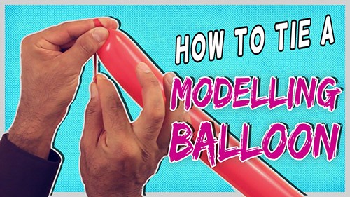 How to tie a modelling balloon